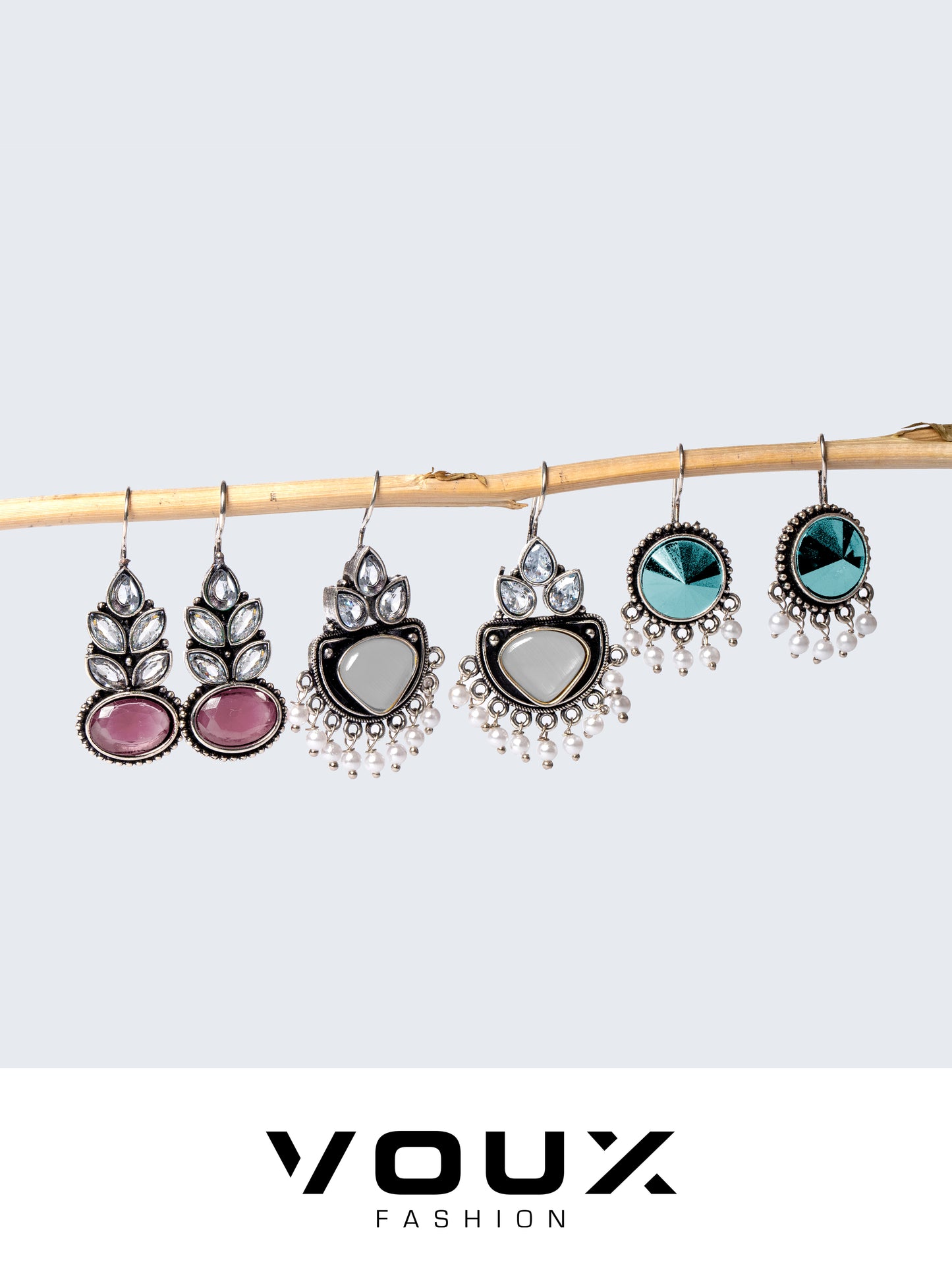 Traditional Hanging Earrings Combo Set