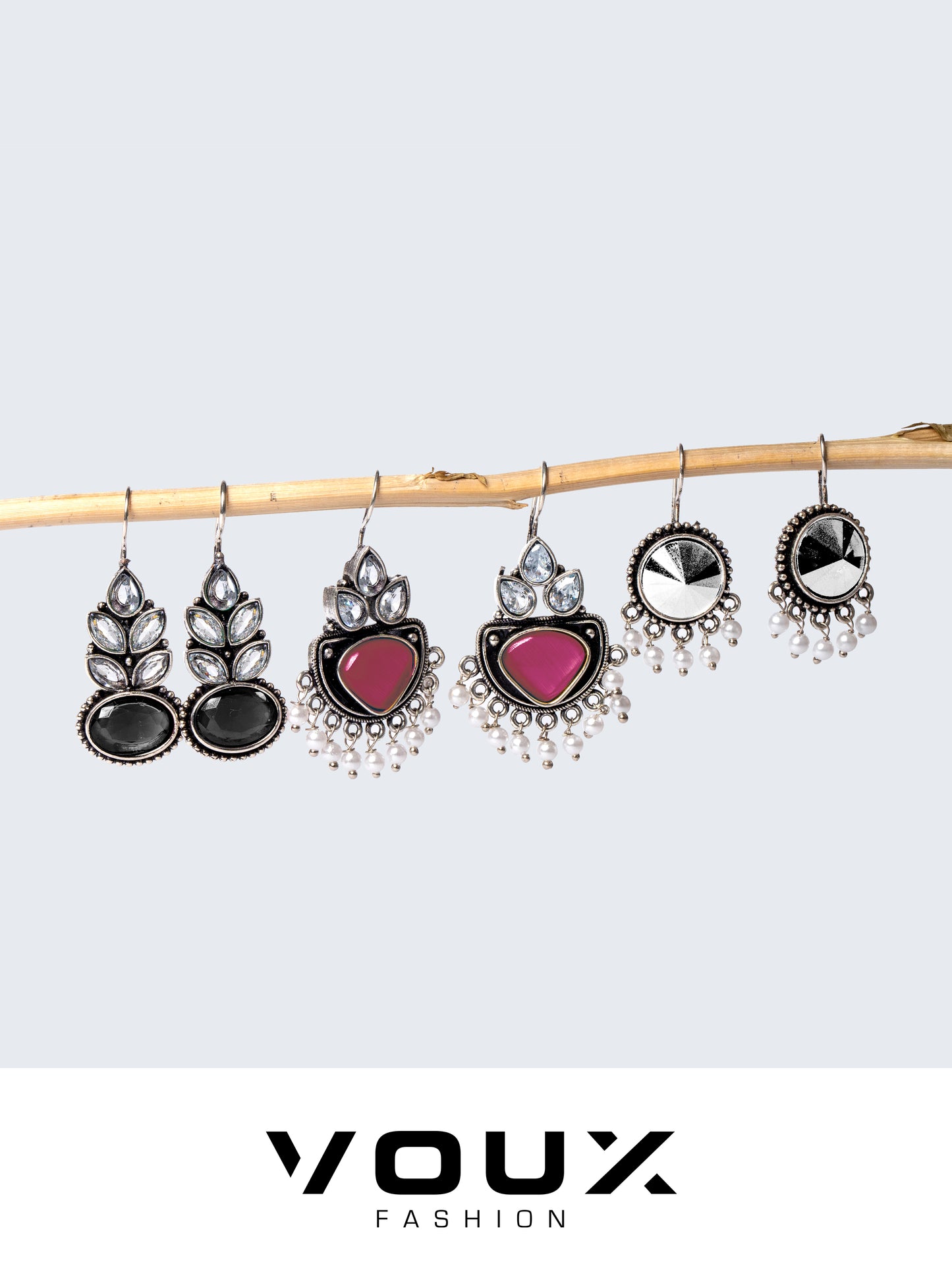 Traditional Hanging Earrings Combo Set