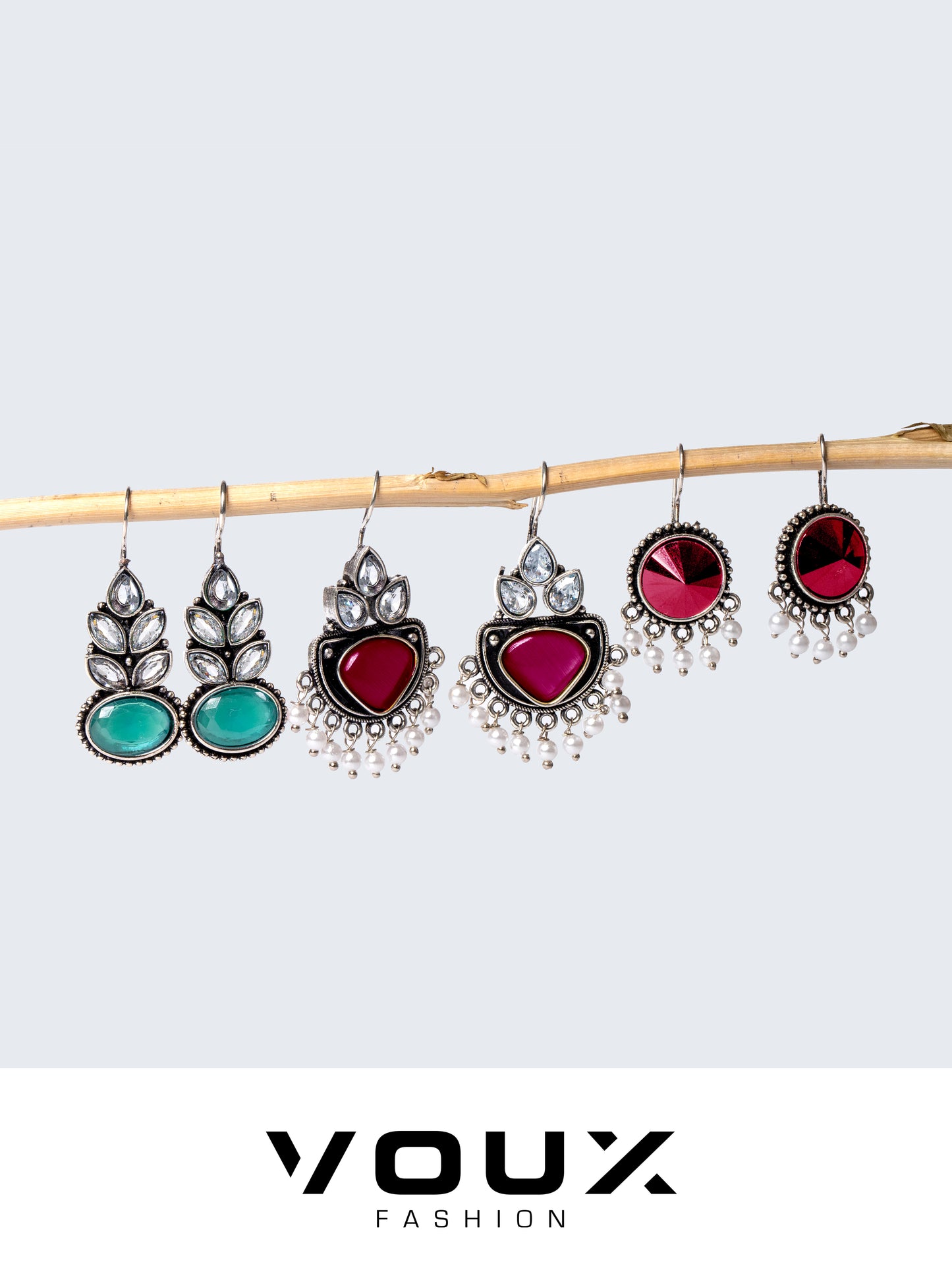 Traditional Hanging Earrings Combo Set