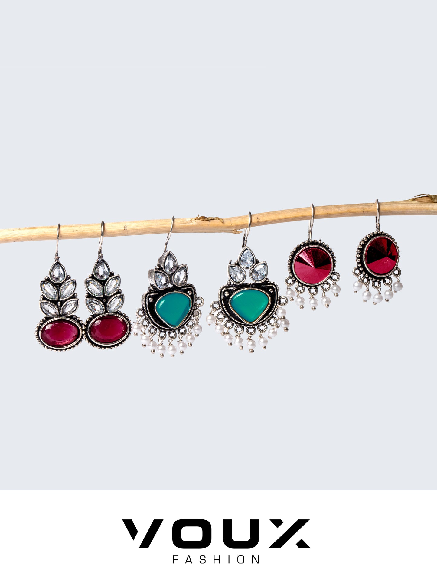 Traditional Hanging Earrings Combo Set