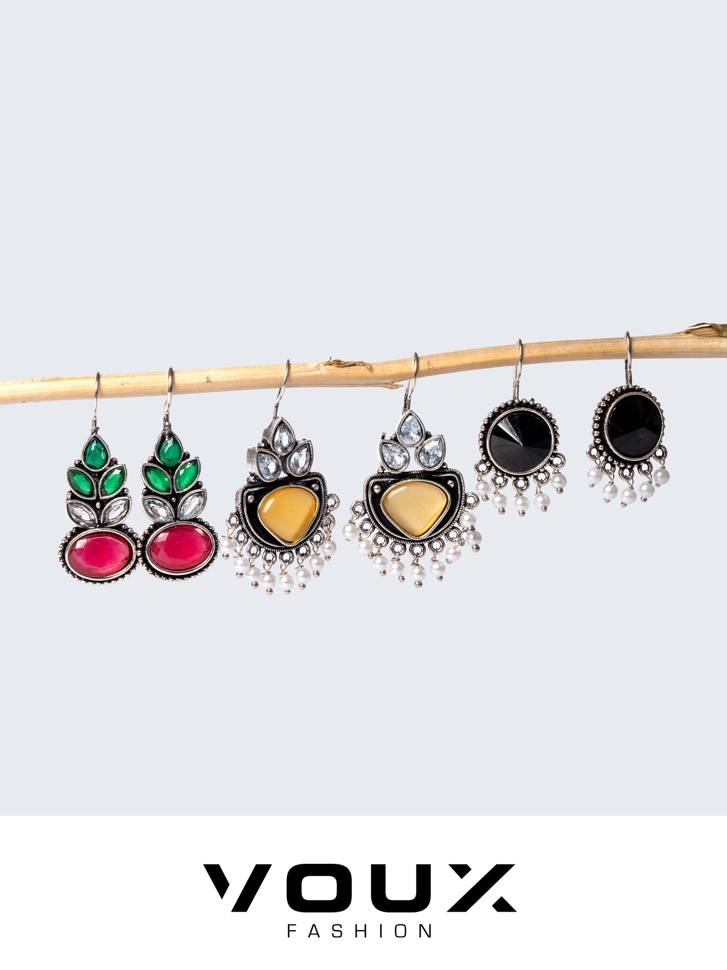 Traditional Hanging Earrings Combo Set