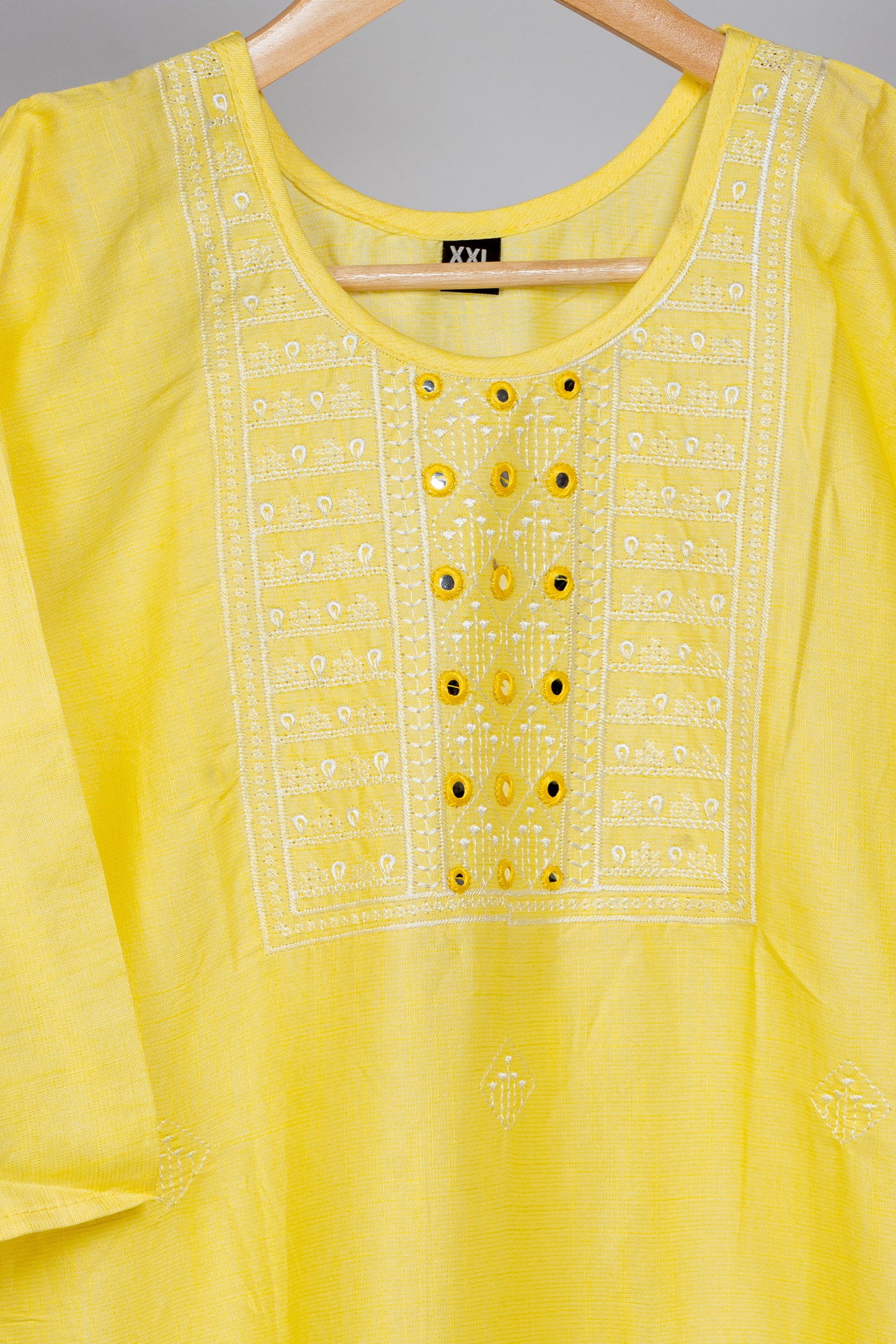 Daily Wear Silk Embroidered Kurti