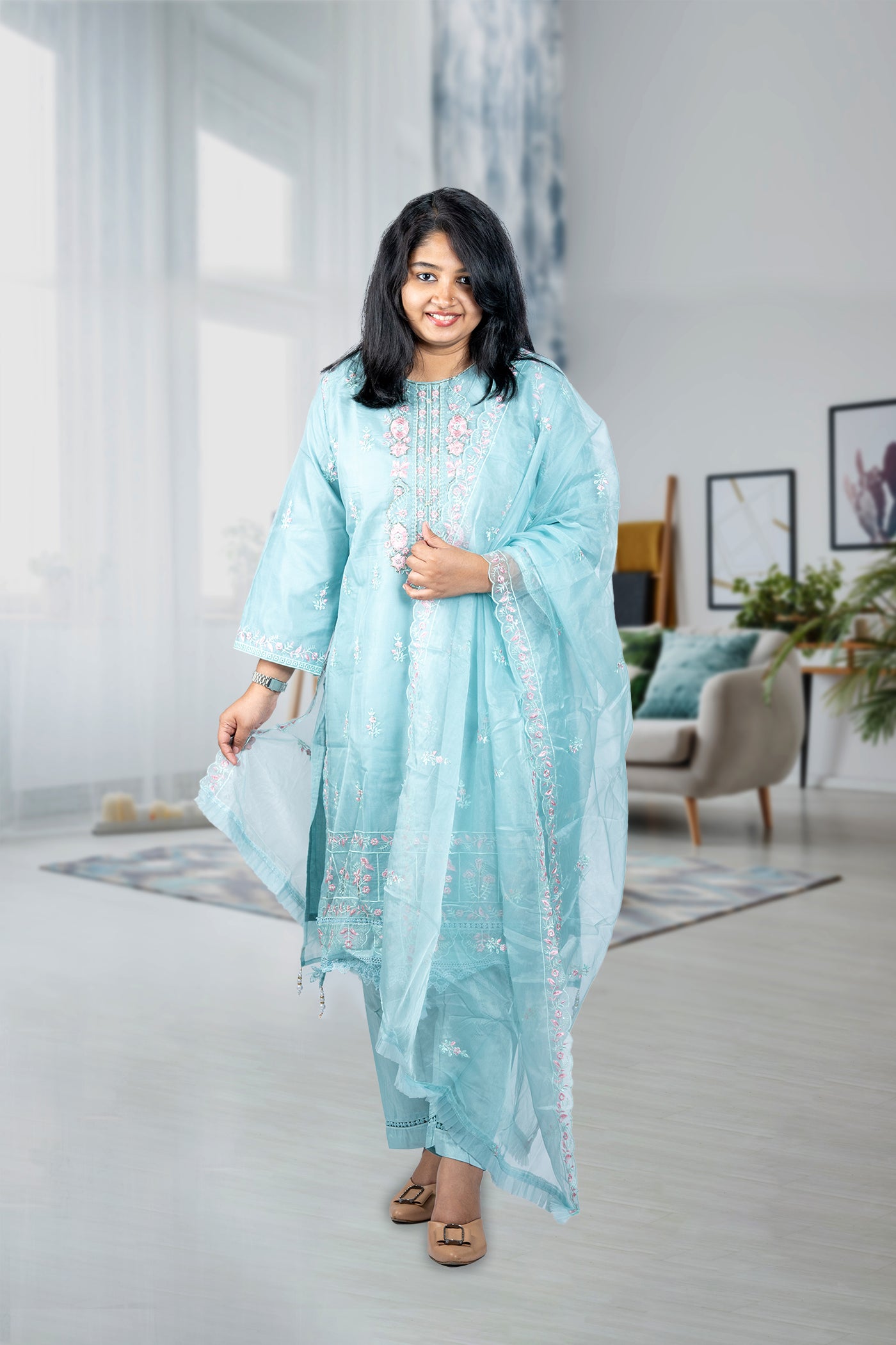 Buy Women’s Salwar Suit Set online in UAE #women's Fashion # Readymade